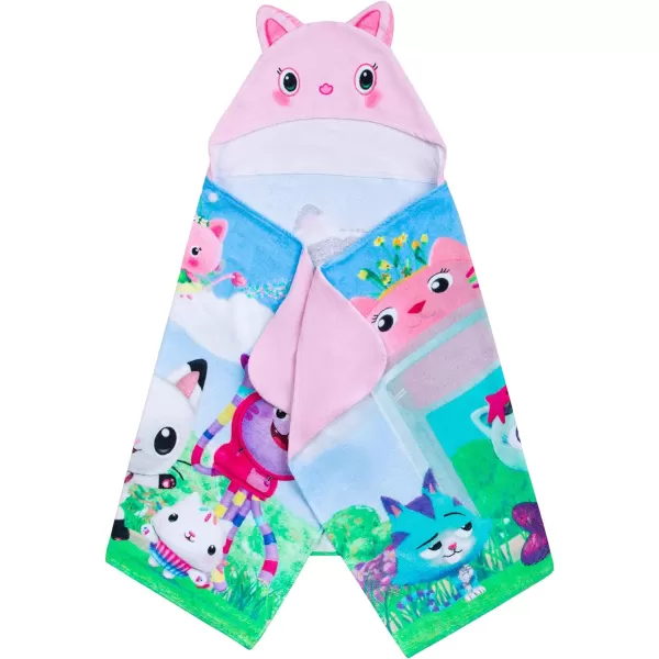 Barbie BathPoolBeach Soft Cotton Terry Hooded Towel Wrap 24 in x 50 in By Franco Kids24 in x 50 in Assorted