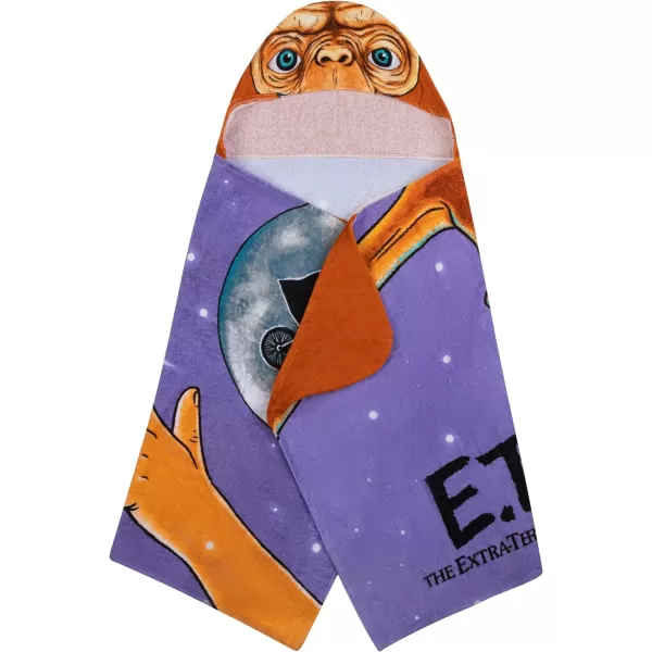 Barbie BathPoolBeach Soft Cotton Terry Hooded Towel Wrap 24 in x 50 in By Franco Kids24 in x 50 in Et the Extra Terrestrial