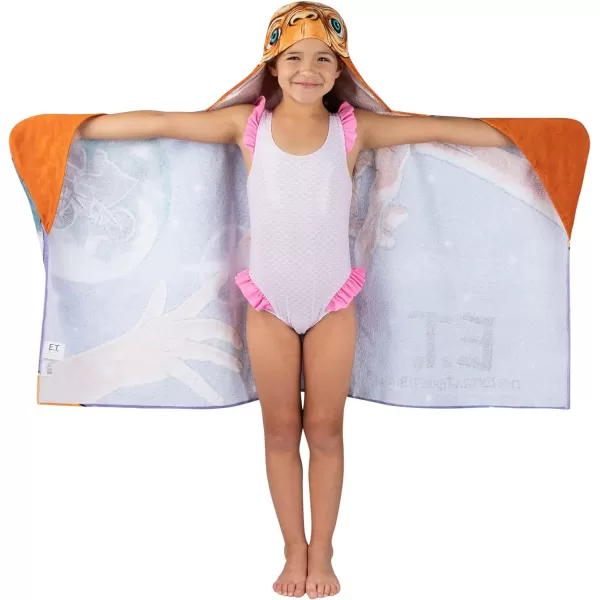 Barbie BathPoolBeach Soft Cotton Terry Hooded Towel Wrap 24 in x 50 in By Franco Kids24 in x 50 in Et the Extra Terrestrial