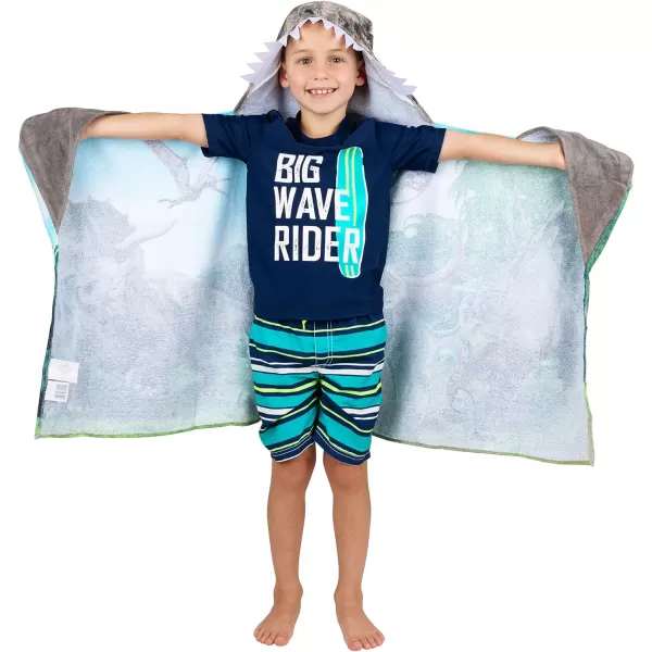 Barbie BathPoolBeach Soft Cotton Terry Hooded Towel Wrap 24 in x 50 in By Franco Kids24 in x 50 in Jurassic World