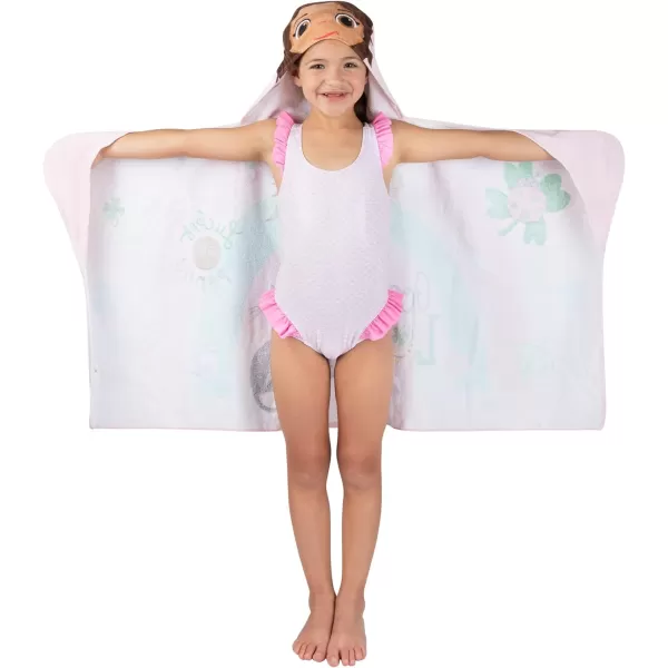 Barbie BathPoolBeach Soft Cotton Terry Hooded Towel Wrap 24 in x 50 in By Franco Kids24 in x 50 in Luck