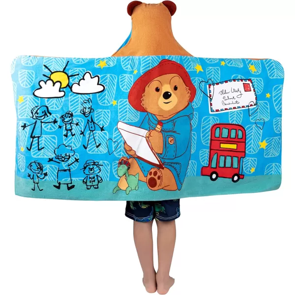 Barbie BathPoolBeach Soft Cotton Terry Hooded Towel Wrap 24 in x 50 in By Franco Kids24 in x 50 in Paddington Bear