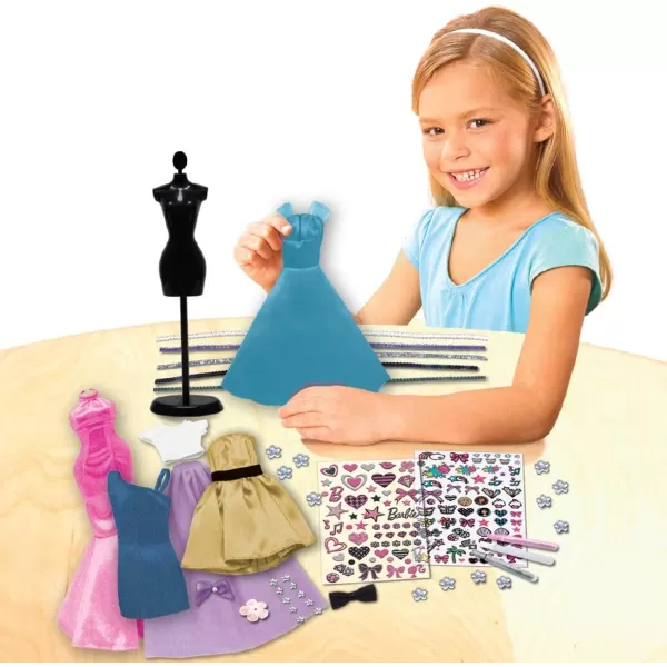 Barbie Be a Fashion Designer Doll Dress Up Kit 5 OutfitsOriginal