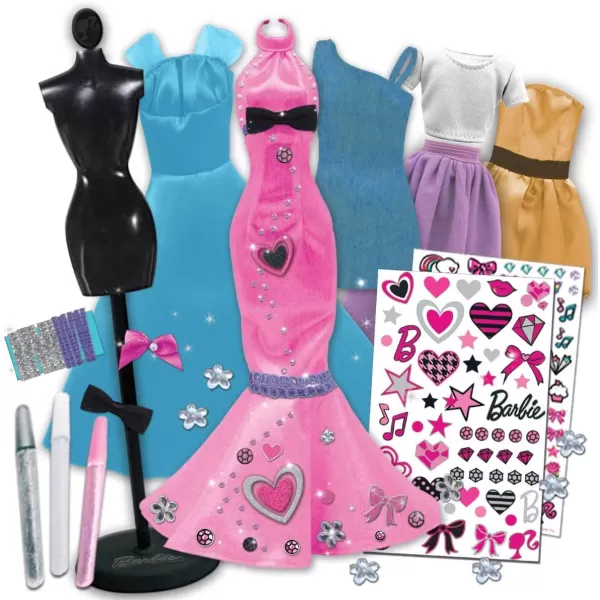 Barbie Be a Fashion Designer Doll Dress Up Kit 5 OutfitsOriginal