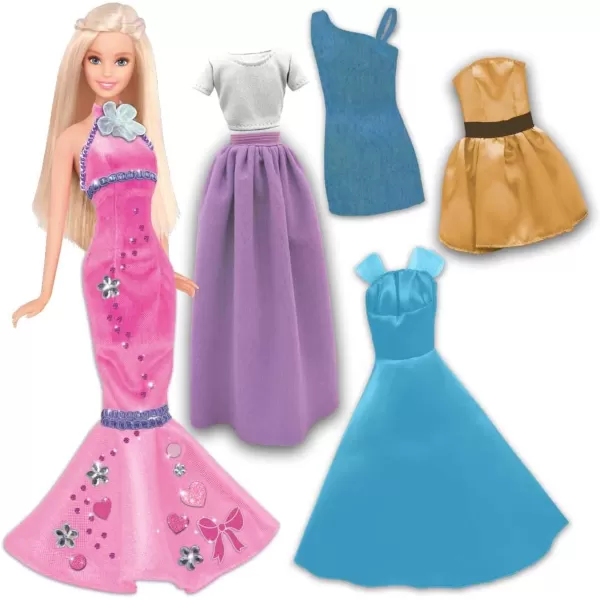 Barbie Be a Fashion Designer Doll Dress Up Kit 5 OutfitsOriginal