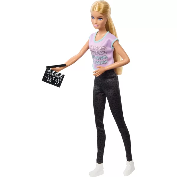 Barbie Careers Set of 4 Dolls amp Accessories Women in Film with Studio Executive Director Cinematographer amp Movie Star in Removable LooksBarbie Careers Set of 4 Dolls amp Accessories Women in Film with Studio Executive Director Cinematographer amp Movie Star in Removable Looks