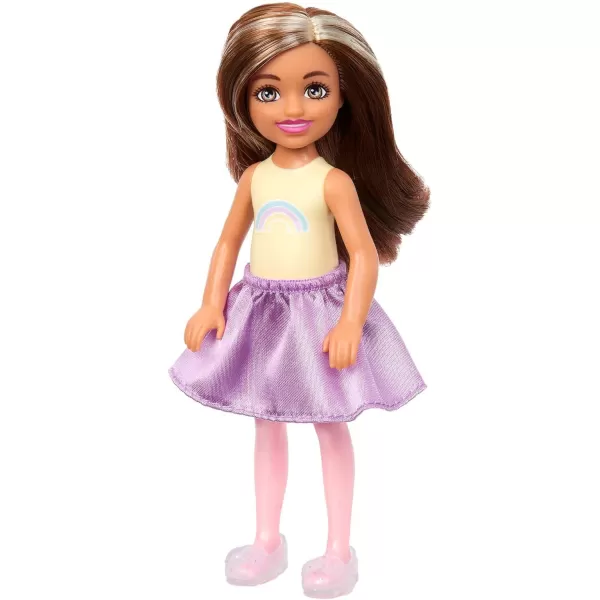 Barbie Chelsea Cutie Reveal Small Doll amp Accessories Brunette with Teddy Bear Costume 6 Surprises Styles May VaryLion