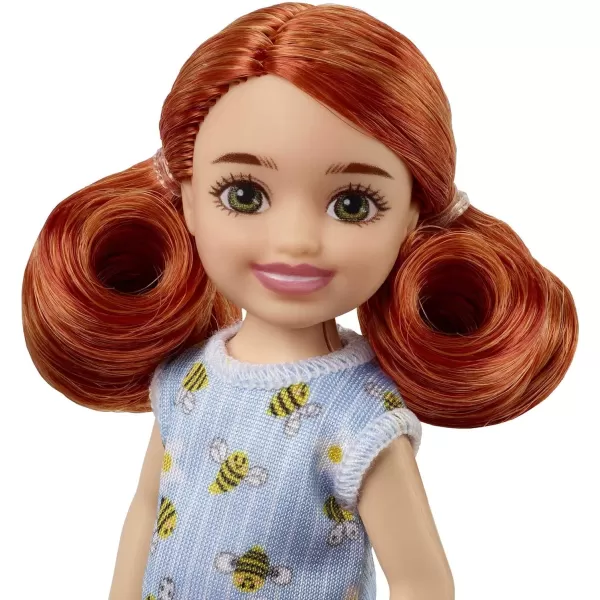 Barbie Chelsea Doll Small Boy Doll with Brown Hair amp Blue Eyes Wearing Gummy Bear TShirt Shorts amp ShoesBumble Bee