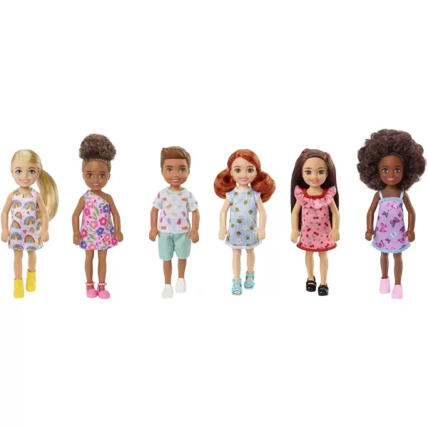 Barbie Chelsea Doll Small Boy Doll with Brown Hair amp Blue Eyes Wearing Gummy Bear TShirt Shorts amp ShoesGummy Bear