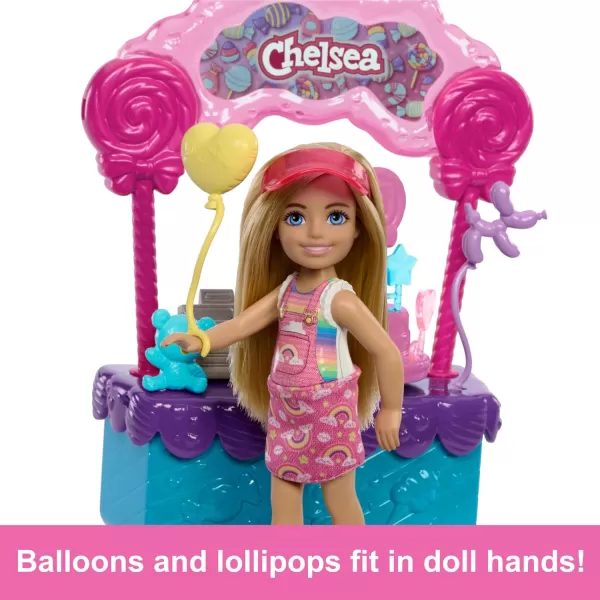 Barbie Chelsea Doll amp Lollipop Stand Playset with Accessories 10Piece Toy Set from and Stacie to The Rescue MovieBarbie Chelsea Doll amp Lollipop Stand Playset with Accessories 10Piece Toy Set from and Stacie to The Rescue Movie