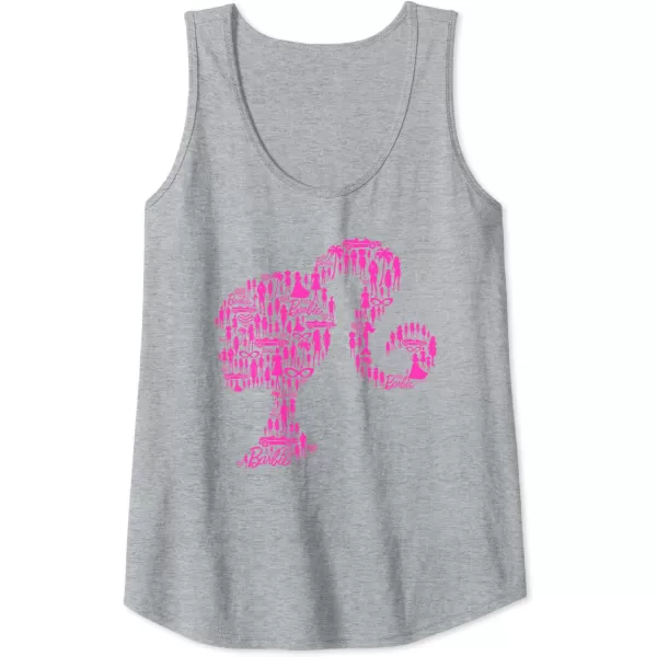 Barbie Classic Silhouette Tank TopHeather Grey