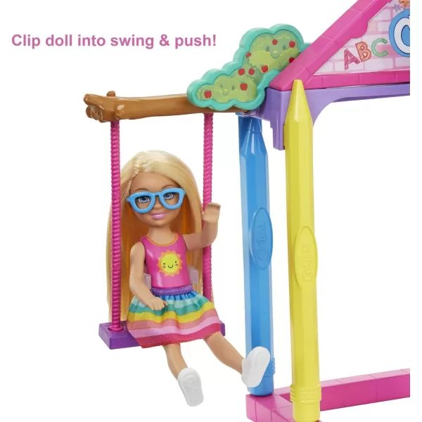 Barbie Club Chelsea Doll and School Playset 6inch Blonde with Accessories 3 to 7 Year Olds Amazon ExclusiveBarbie Club Chelsea Doll and School Playset 6inch Blonde with Accessories 3 to 7 Year Olds Amazon Exclusive