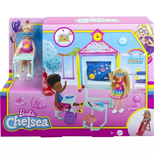 Barbie Club Chelsea Doll and School Playset 6inch Blonde with Accessories 3 to 7 Year Olds Amazon ExclusiveBarbie Club Chelsea Doll and School Playset 6inch Blonde with Accessories 3 to 7 Year Olds Amazon Exclusive