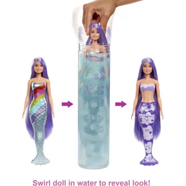 Barbie Color Reveal Doll amp Accessories Rainbow Mermaid Series 7 Surprises 1 Mermaid Barbie Doll Styles May VaryBarbie Color Reveal Doll amp Accessories Rainbow Mermaid Series 7 Surprises 1 Mermaid Barbie Doll Styles May Vary