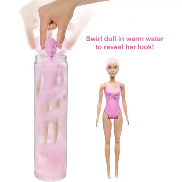 Barbie Color Reveal Doll with 7 Surprises Water Reveals Dolls Look amp Creates Color Change on Face amp Sculpted Hair 4 Mystery Bags Contain Surprise Wig Skirt Shoes amp Sponge AnimalThemedAnimal Series