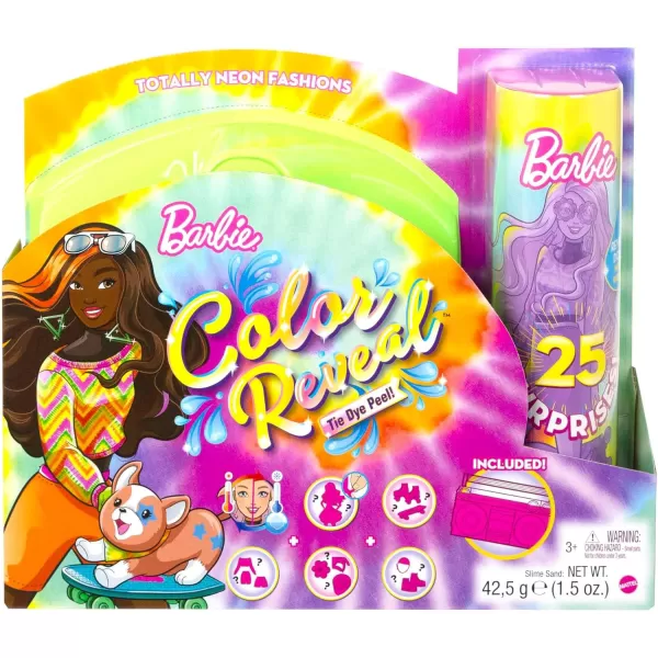 Barbie Color Reveal Totally Neon Fashions Doll with OrangeStreaked Brunette Hair amp 25 Surprises Including Color Change Gift for KidsBarbie Color Reveal Totally Neon Fashions Doll with OrangeStreaked Brunette Hair amp 25 Surprises Including Color Change Gift for Kids