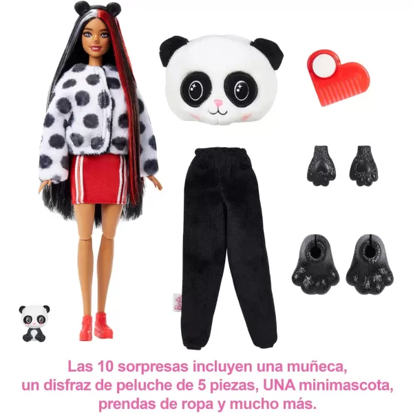 Barbie Cutie Reveal Doll Panda Plush Costume 10 Surprises Including Mini Pet amp Color ChangeBarbie Cutie Reveal Doll Panda Plush Costume 10 Surprises Including Mini Pet amp Color Change