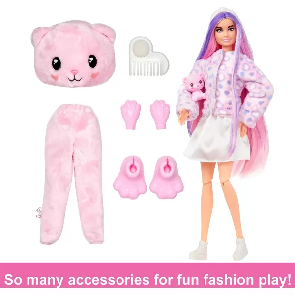 Barbie Cutie Reveal Doll with Blonde Hair amp Lion Plush Costume 10 Suprises Include Accessories amp Pet Styles May VaryTeddy Bear