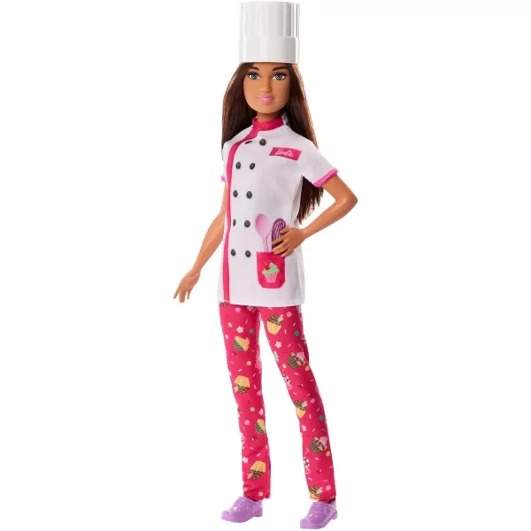 Barbie Doll amp Accessories Career Pastry Chef Doll with Hat and Cake SlicePastry Chef