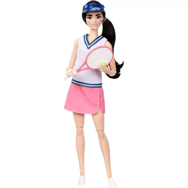 Barbie Doll amp Accessories Career Tennis Player Doll with Racket and Ball 22 InchBarbie Doll amp Accessories Career Tennis Player Doll with Racket and Ball 22 Inch