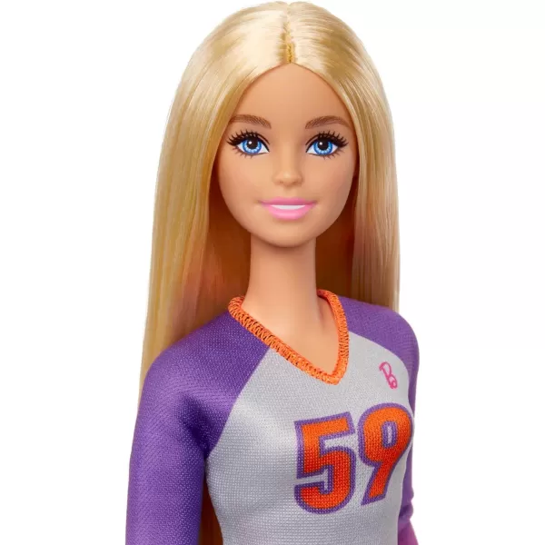 Barbie Doll amp Accessories Made to Move Career Volleyball Player Doll with Uniform and BallBarbie Doll amp Accessories Made to Move Career Volleyball Player Doll with Uniform and Ball