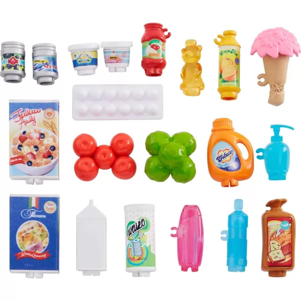 Barbie Doll amp Playset Supermarket with 25 Grocery StoreThemed Accessories Including Food CheckOut Counter amp ShelvesSupermarket