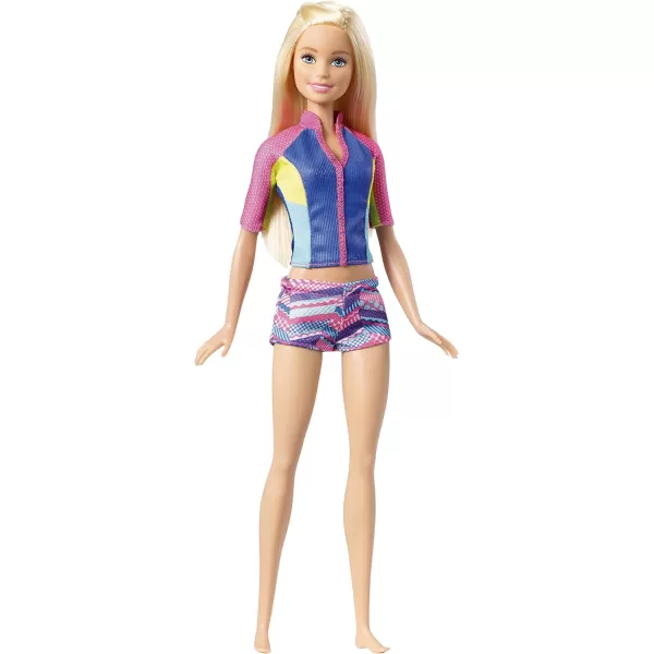 Barbie Doll with ColorChange Top Puppy Squirt Toy and Dolphin with SoundsSnorkel Fun Friends