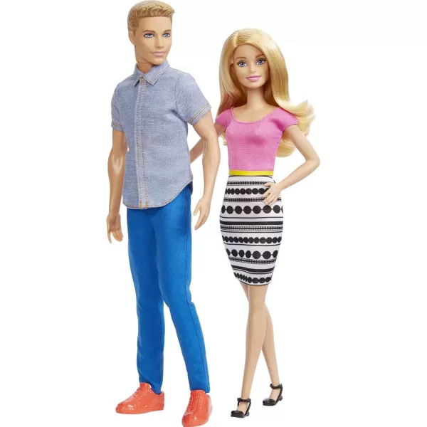 Barbie Dolls Barbie and Ken Doll 2Pack Featuring Blonde Hair and Bright Colorful Clothes Kids Toys Amazon ExclusiveBarbie Dolls Barbie and Ken Doll 2Pack Featuring Blonde Hair and Bright Colorful Clothes Kids Toys Amazon Exclusive