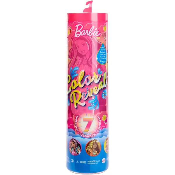Barbie Dolls and Accessories Color Reveal Doll Scented with 7 Surprises Including Color Change Sweet Fruit SeriesBarbie Dolls and Accessories Color Reveal Doll Scented with 7 Surprises Including Color Change Sweet Fruit Series