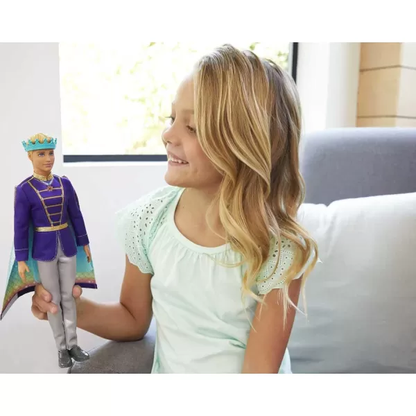 Barbie Dreamtopia 2in1 Ken Doll Blonde 12in with Prince to Merman Fashion Transformation with 2 Looks and Accessories for 3 to 7 Year OldsKen Prince and Mermaid