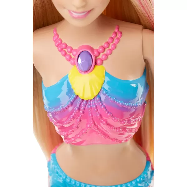 Barbie Dreamtopia Doll Rainbow Lights Mermaid with Glimmering LightUp Rainbow Tail Headband and Blonde HairTwinkle Lights