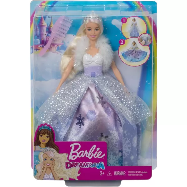 Barbie Dreamtopia Fashion Reveal Princess Doll 12inch Blonde with Pink HairstreakSingle