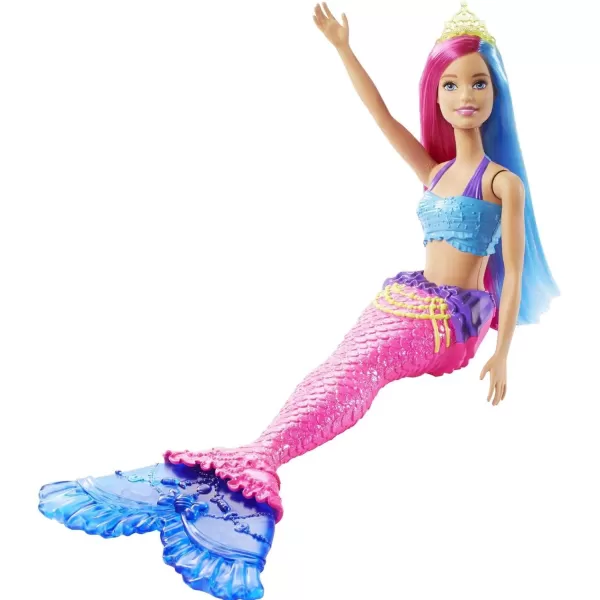 Barbie Dreamtopia Mermaid Doll 12inch Pink and Blue Hair with Tiara For 3 to 7 Year OldsBarbie Dreamtopia Mermaid Doll 12inch Pink and Blue Hair with Tiara For 3 to 7 Year Olds