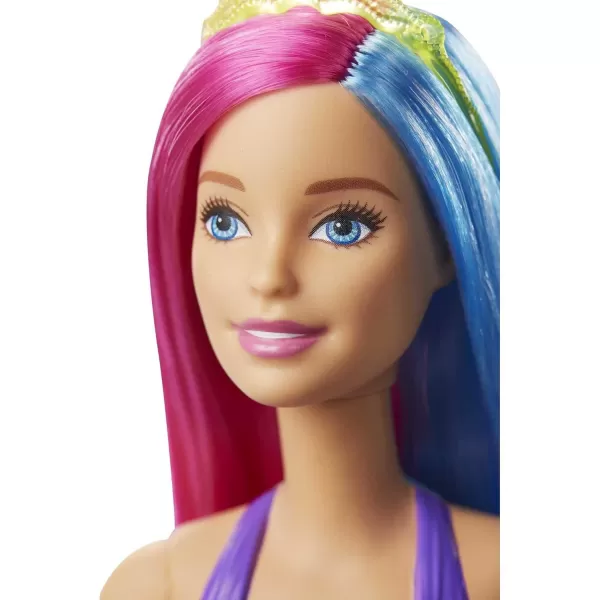 Barbie Dreamtopia Mermaid Doll 12inch Pink and Blue Hair with Tiara For 3 to 7 Year OldsBarbie Dreamtopia Mermaid Doll 12inch Pink and Blue Hair with Tiara For 3 to 7 Year Olds