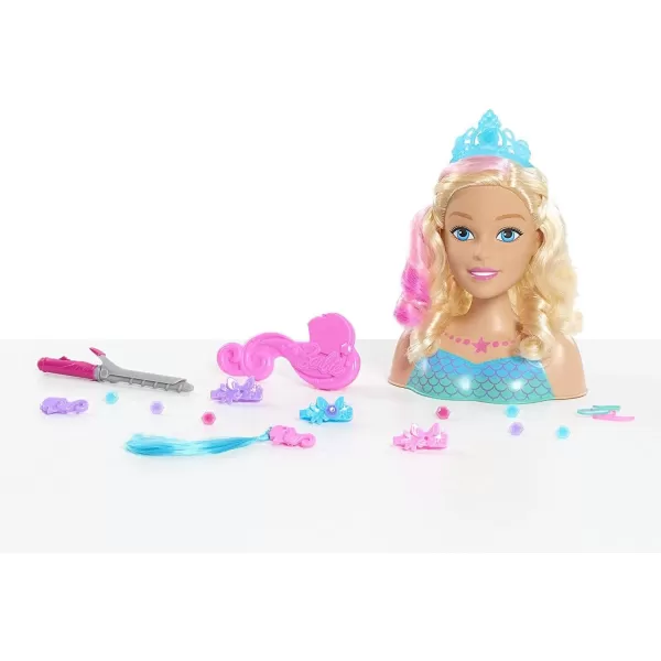 Barbie Dreamtopia Mermaid Styling Head 22 pieces Kids Toys for Ages 3 Up by Just PlayBarbie Dreamtopia Mermaid Styling Head 22 pieces Kids Toys for Ages 3 Up by Just Play