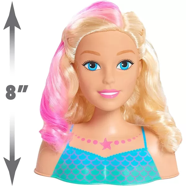 Barbie Dreamtopia Mermaid Styling Head 22 pieces Kids Toys for Ages 3 Up by Just PlayBarbie Dreamtopia Mermaid Styling Head 22 pieces Kids Toys for Ages 3 Up by Just Play