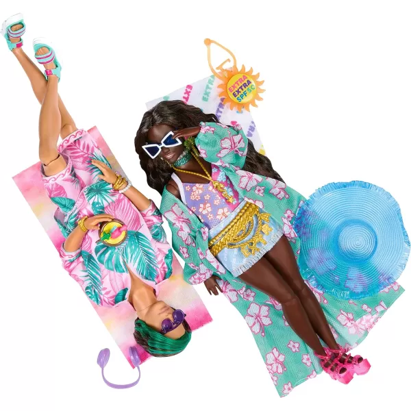 Barbie Extra Fly Ken Doll with BeachThemed Travel Clothes amp Accessories Tropical Outfit with Boogie Board amp Duffel BagKen