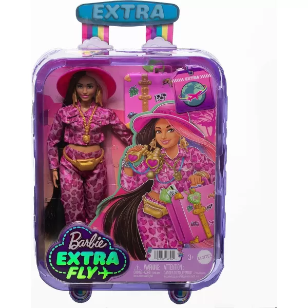 Barbie Extra Fly Ken Doll with BeachThemed Travel Clothes amp Accessories Tropical Outfit with Boogie Board amp Duffel BagSafari