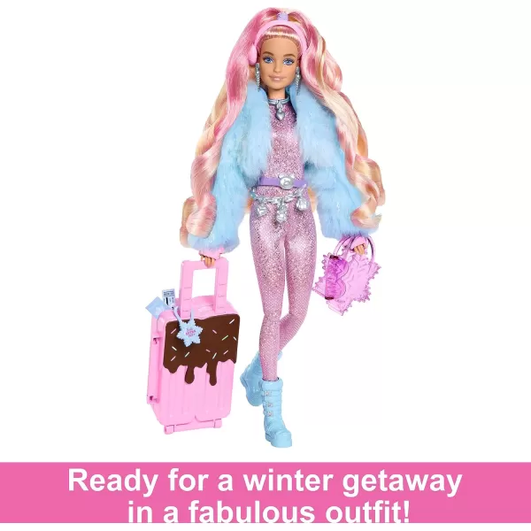 Barbie Extra Fly Ken Doll with BeachThemed Travel Clothes amp Accessories Tropical Outfit with Boogie Board amp Duffel BagSnow