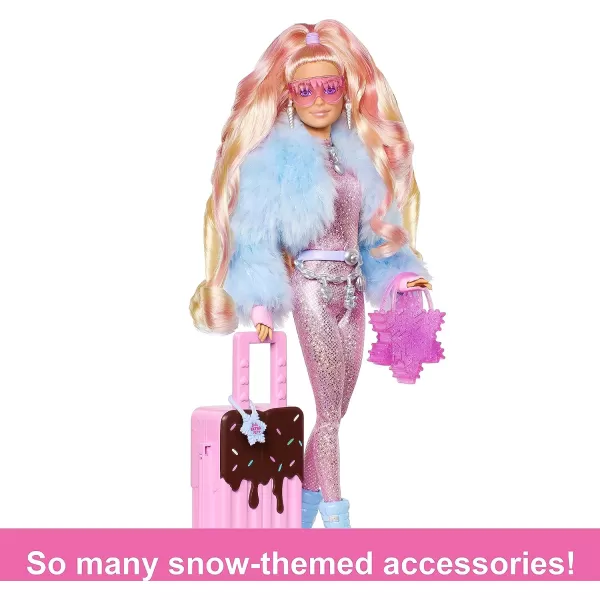 Barbie Extra Fly Ken Doll with BeachThemed Travel Clothes amp Accessories Tropical Outfit with Boogie Board amp Duffel BagSnow