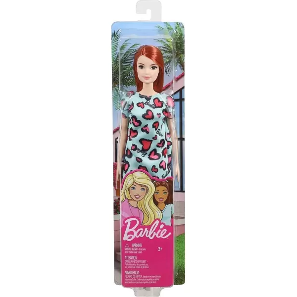 Barbie Fashionistas Doll 207 with Pink Hair Streaks Wearing Removable HeartPrint Sweater Dress Sunglasses ampamp Platform ShoesRed white