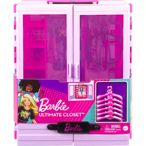 Barbie Fashionistas Playset Ultimate Closet with 6 Hangers and Multiple Storage Spaces Plus FoldOut Clothing RackBarbie Fashionistas Playset Ultimate Closet with 6 Hangers and Multiple Storage Spaces Plus FoldOut Clothing Rack