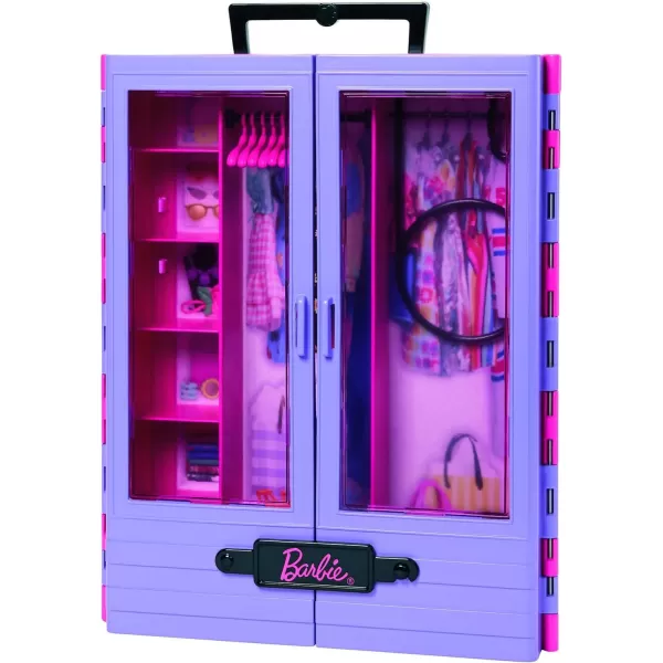 Barbie Fashionistas Playset Ultimate Closet with 6 Hangers and Multiple Storage Spaces Plus FoldOut Clothing RackFashionistas Closet