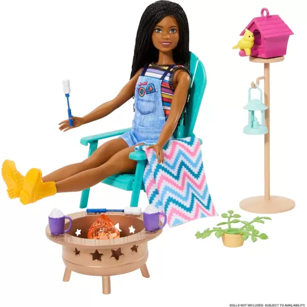 Barbie Furniture and Accessories Doll House Decor Set with Dishwasher Theme Kitchen AddOn with Counter SinkPatio Set Multicolor