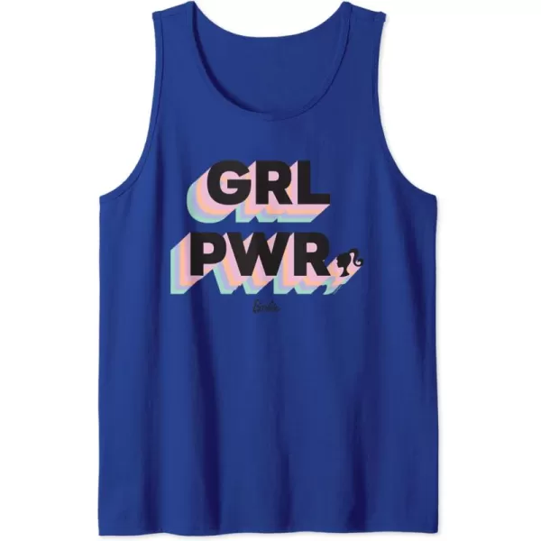 Barbie Girl Power Tank TopRoyal Blue