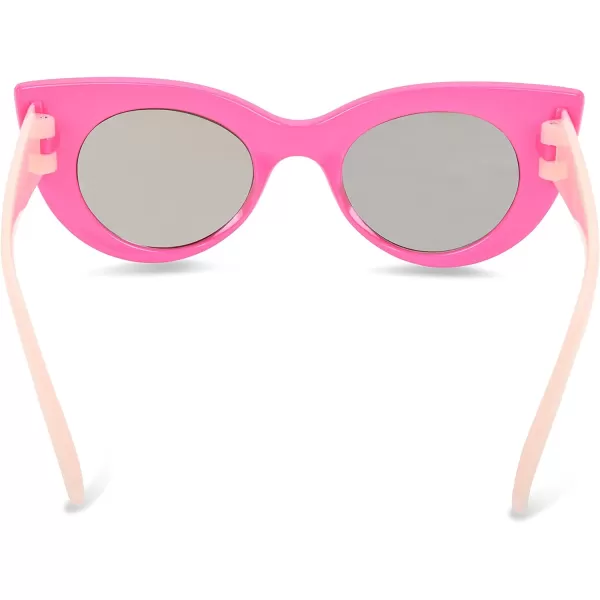 Barbie Girls Cat Eye Sunglasses and Handled Hard Case SetPink