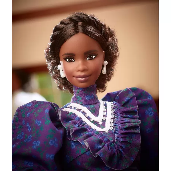 Barbie Inspiring Women Doll Madam CJ Walker Collectible with Puff Sleeve Blouse and FullLength SkirtBarbie Inspiring Women Doll Madam CJ Walker Collectible with Puff Sleeve Blouse and FullLength Skirt