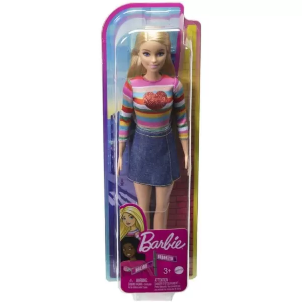 Barbie It Takes Two Doll Brooklyn Fashion Doll with Braided Hair Pink Nyc Shirt Metallic Skirt amp White ShoesCuteCasualCharacter Mulicolor