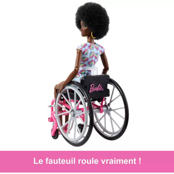 Barbie Ken Fashionistas Doll 167 with Wheelchair and Ramp Wearing TieDye Shirt Black Shorts and Accessories Amazon ExclusiveRainbow Hearts