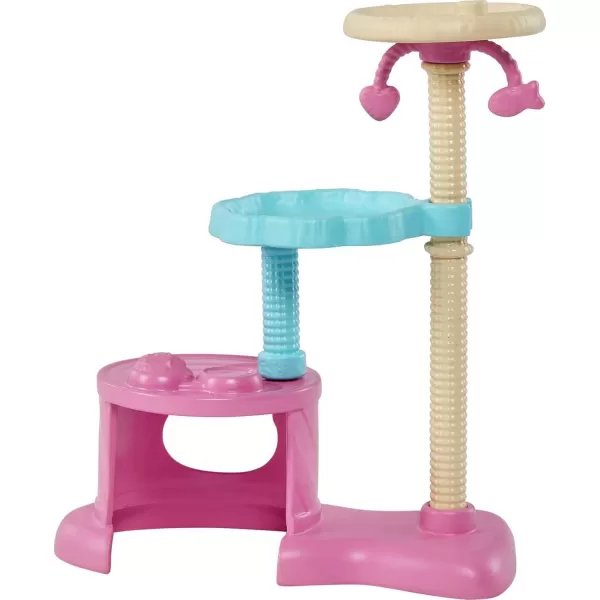 Barbie Kitty Condo Doll ampamp Pets Cat Tree Toy Playset with 5 Kitten Figures ampamp Accessories Brunette Fashion Doll